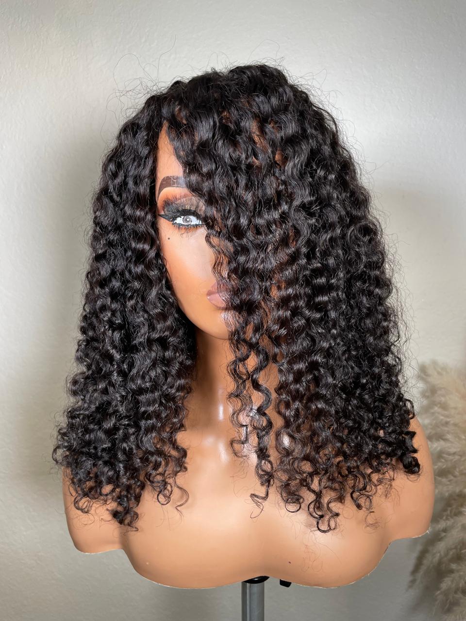 SPANISH CURLY HALF/FLIPOVER WIG