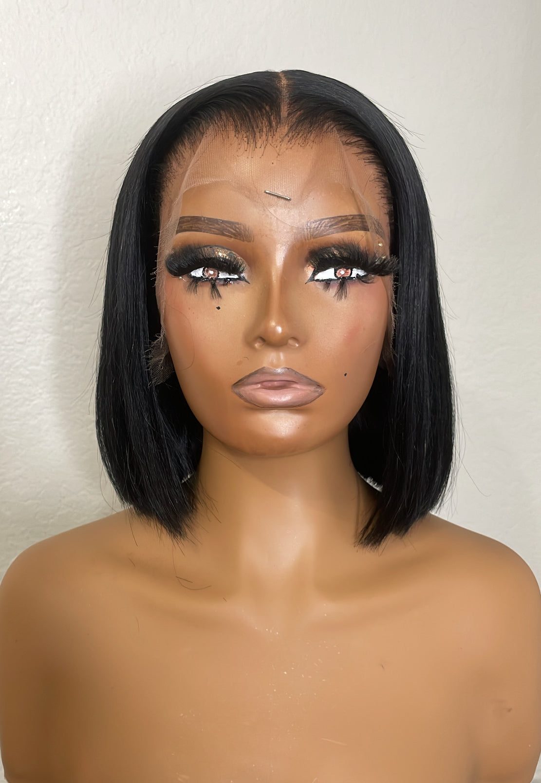 EMMA - JET BLACK FRONTAL BOB WIG