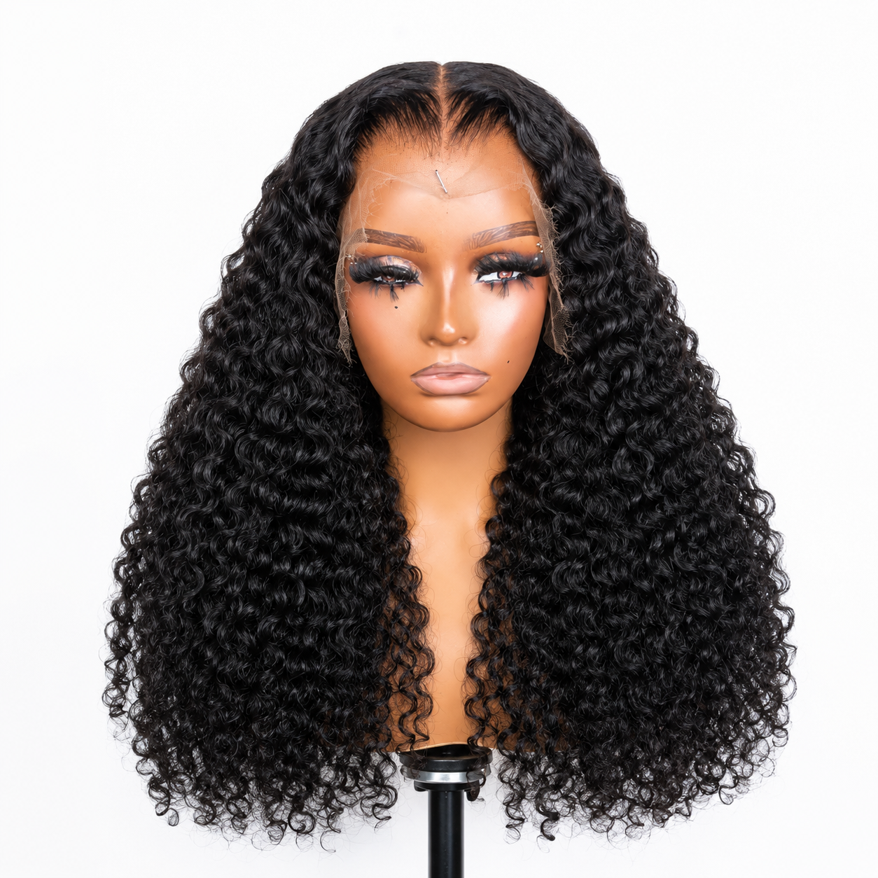 UNCUSTOMIZED BURMESE CURLY FRONTAL AND CLOSURE WIGS (250 Density)