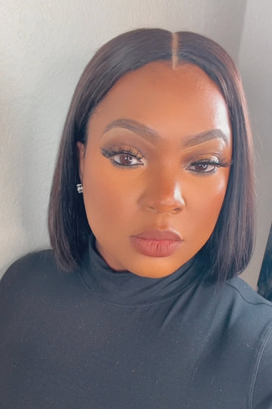 SARAH- 2x6 CLOSURE RAW STRAIGHT BOB (WORN BEHIND THE HAIRLINE)