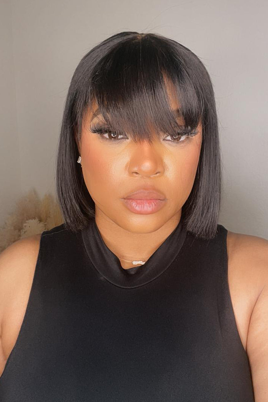 JADE - BOB WIG WITH BANG (1B COLOR)